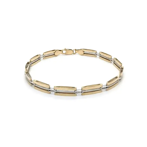 Gold-Kombi-Armband