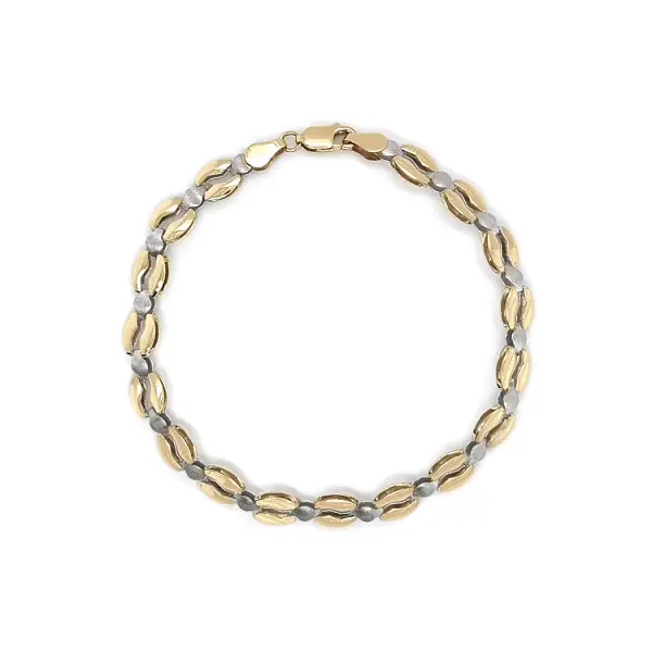 Gold-Kombi-Armband