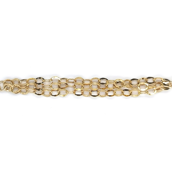 Gold Damenarmband aus kombiniertem Gold