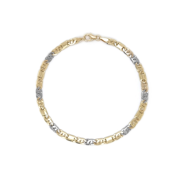 Gold-Kombi-Armband
