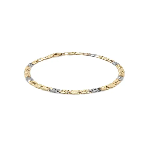 Gold-Kombi-Armband