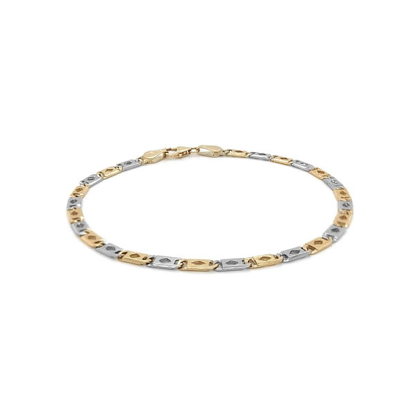 Gold-Kombi-Armband