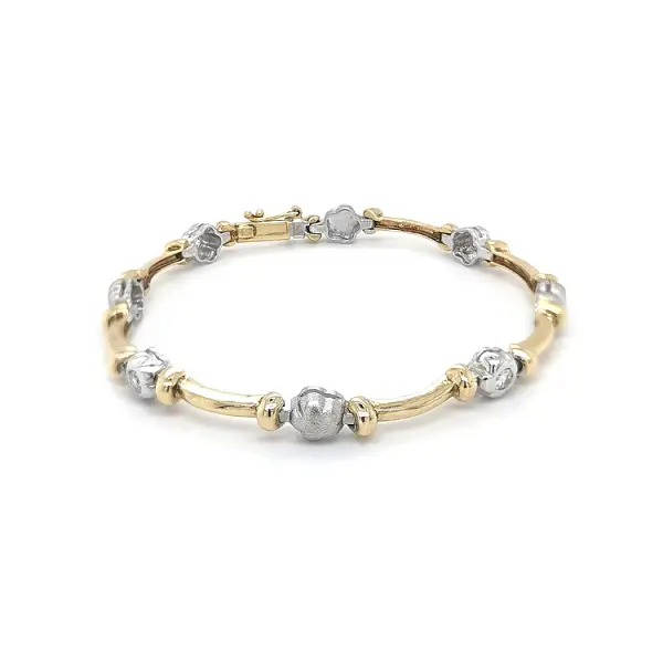 Damenarmband aus Kombinationsgold