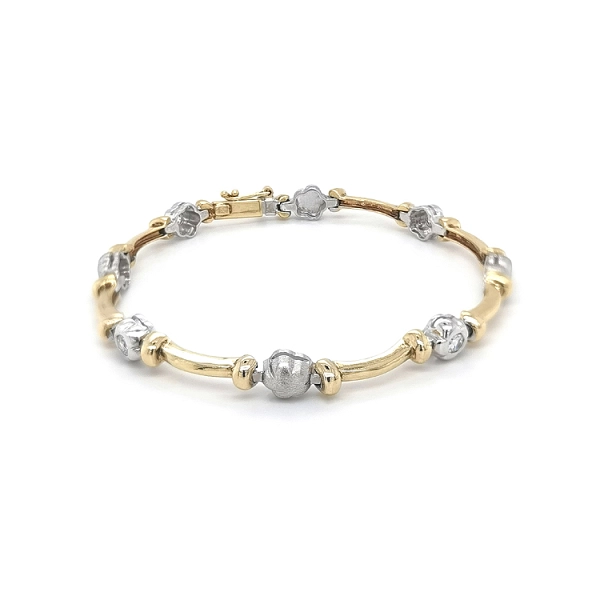 Damenarmband aus Kombinationsgold