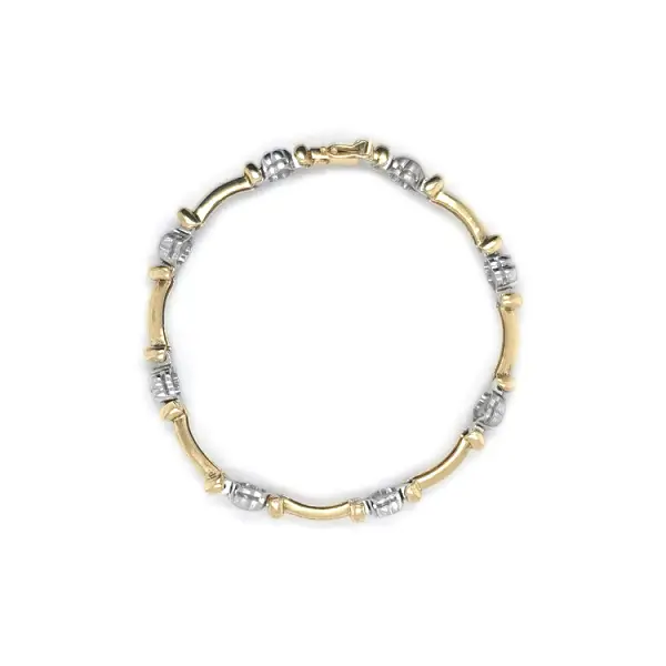 Damenarmband aus Kombinationsgold