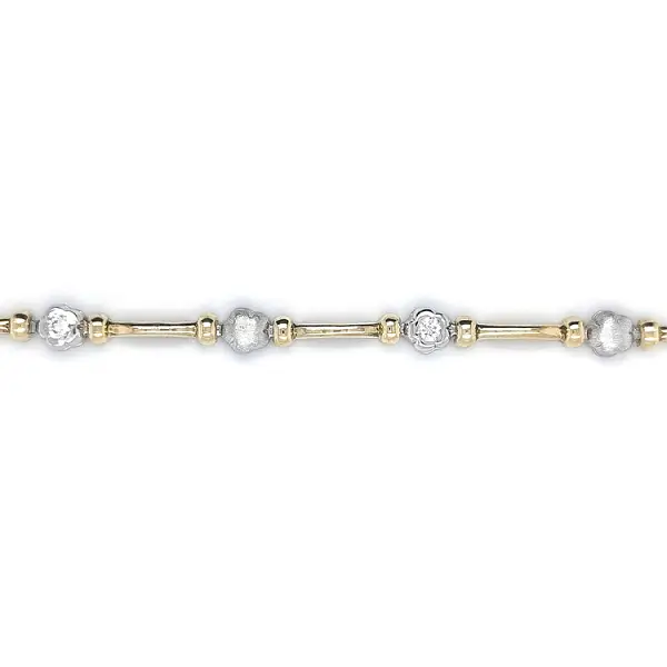 Damenarmband aus Kombinationsgold