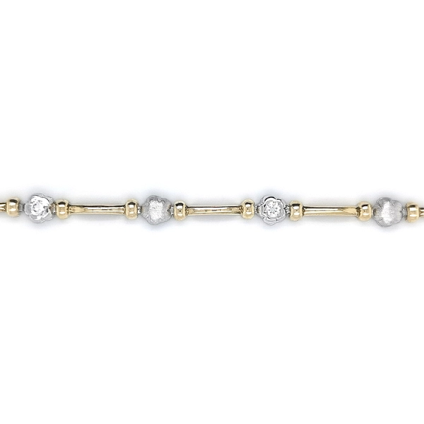 Damenarmband aus Kombinationsgold