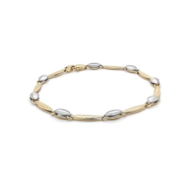 Gold Damenarmband aus kombiniertem Gold
