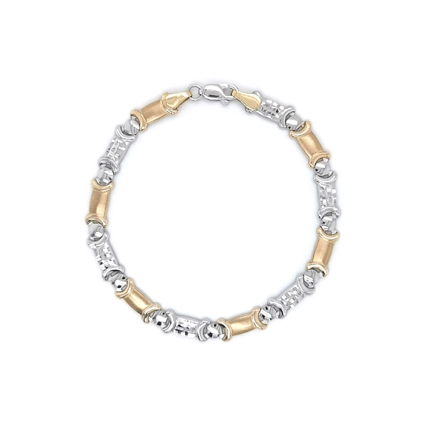 Gold-Kombi-Armband