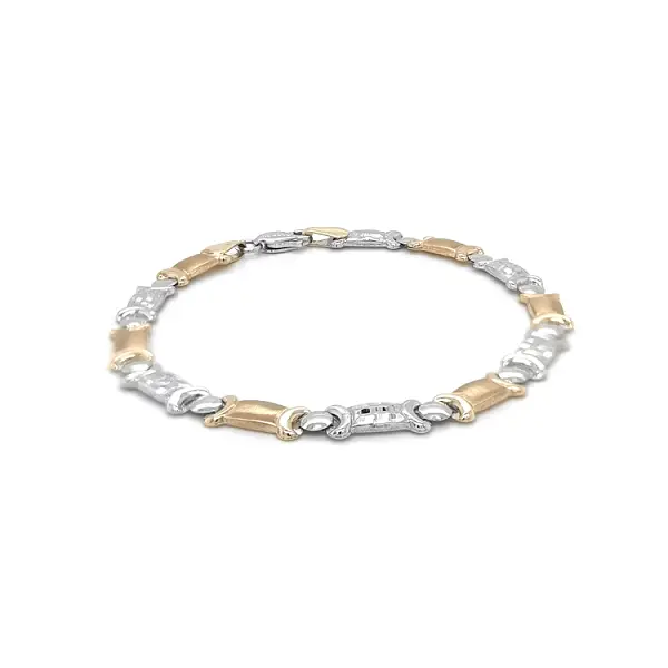 Gold-Kombi-Armband