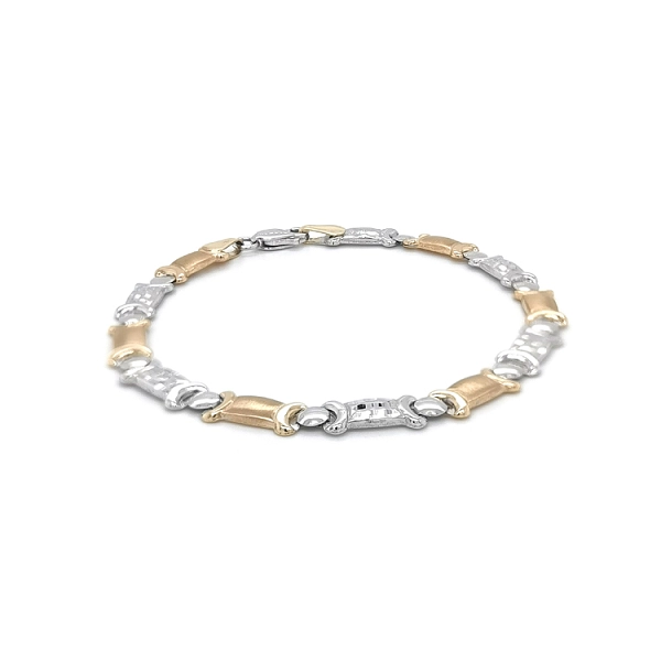 Gold-Kombi-Armband