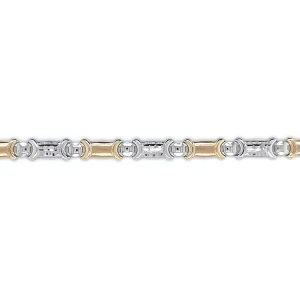 Gold-Kombi-Armband