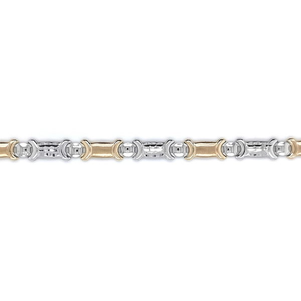 Gold-Kombi-Armband
