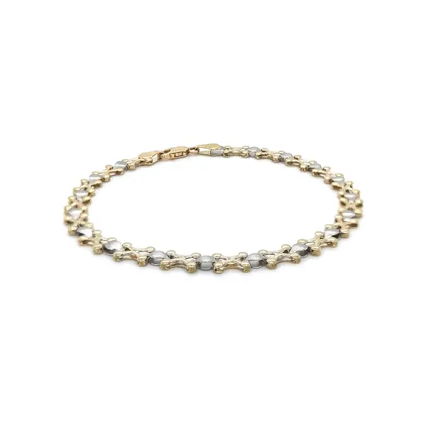Gold-Kombi-Armband
