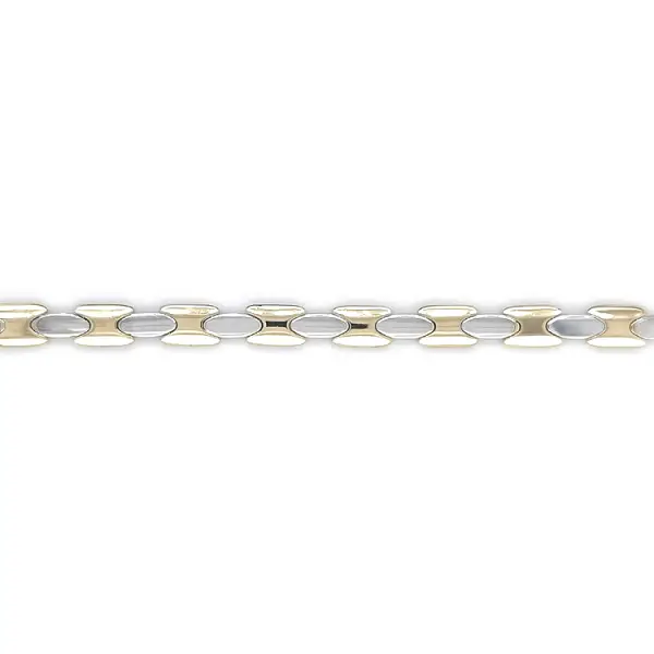 Gold Damenarmband aus kombiniertem Gold