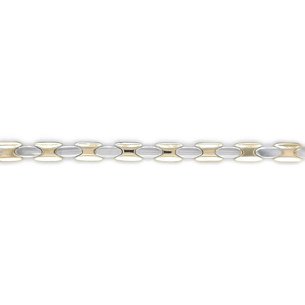 Gold Damenarmband aus kombiniertem Gold