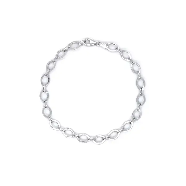 Damen Weißgold-Armband