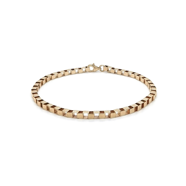 Gold-Würfel-Armband - Würfel