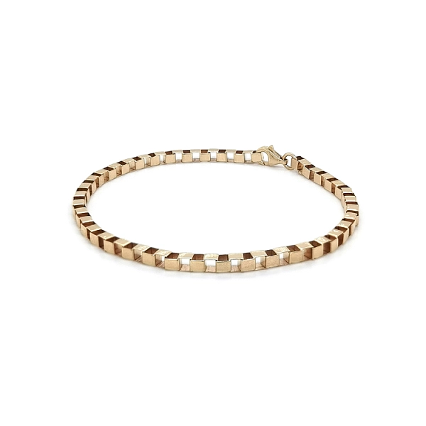 Gold-Würfel-Armband - Würfel