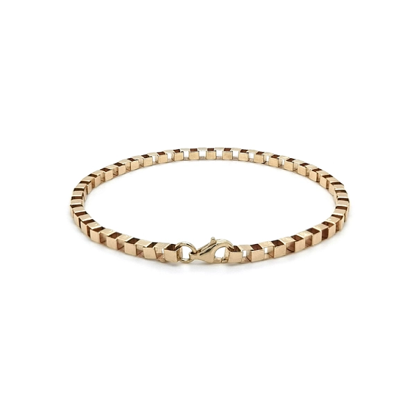 Gold-Würfel-Armband - Würfel
