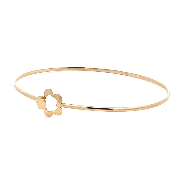 Gold-Armspange Armreif Blume