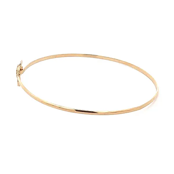 Gold-Armspange Armreif Blume