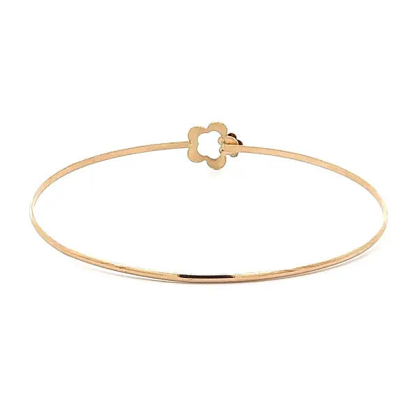 Gold-Armspange Armreif Blume