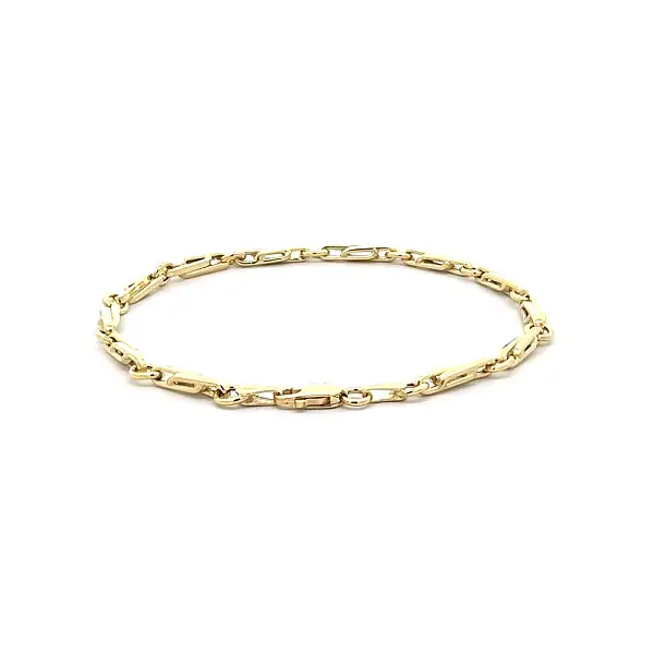 Goldarmband mit elegantem Kettendesign