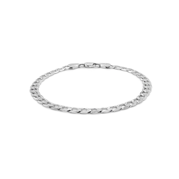 Weißgold-Gürteltier-Armband