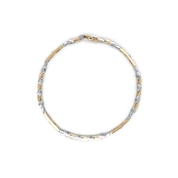 Gold-Kombi-Armband
