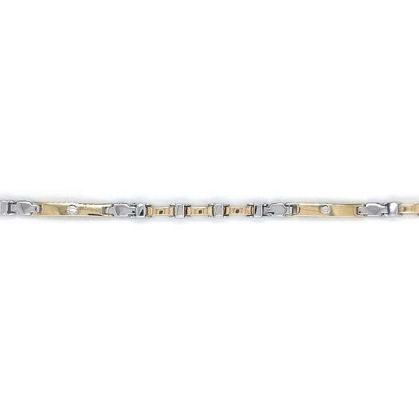Gold-Kombi-Armband