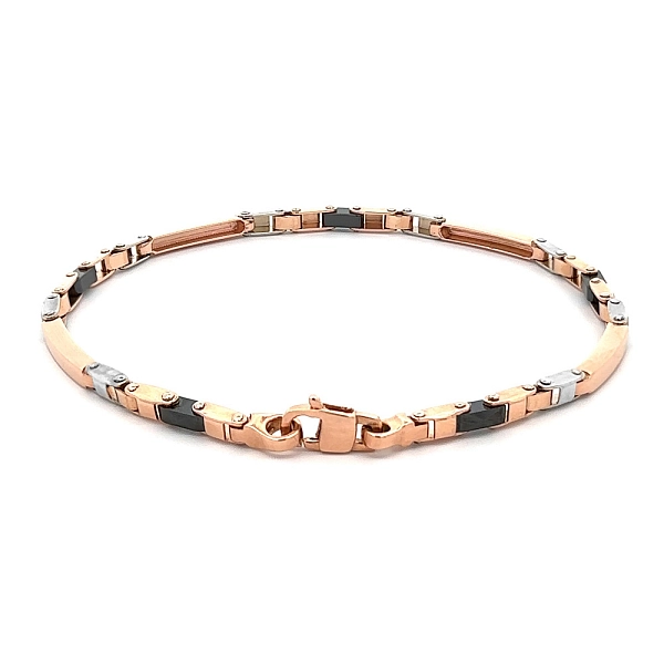 Armband mit Keramik-Kombination Gold