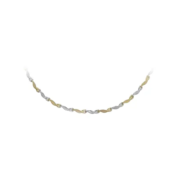 Damen-Halskette aus Kombinationsgold