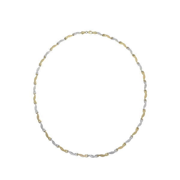 Damen-Halskette aus Kombinationsgold
