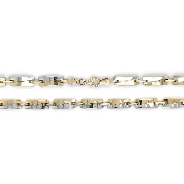 Damen-Halskette aus Kombinationsgold