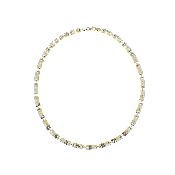 Damen-Halskette aus Kombinationsgold