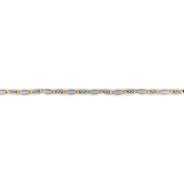 Gold Damenhalskette aus kombiniertem Gold
