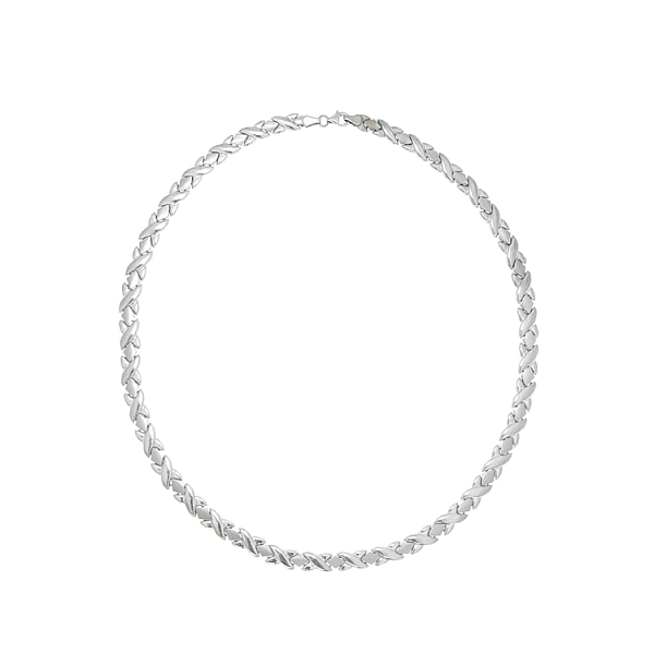 Damen Weißgold Halskette