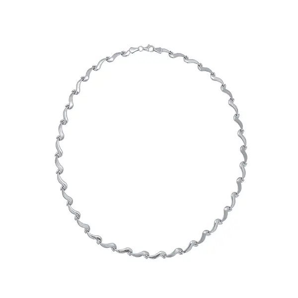 Damen Weißgold Halskette