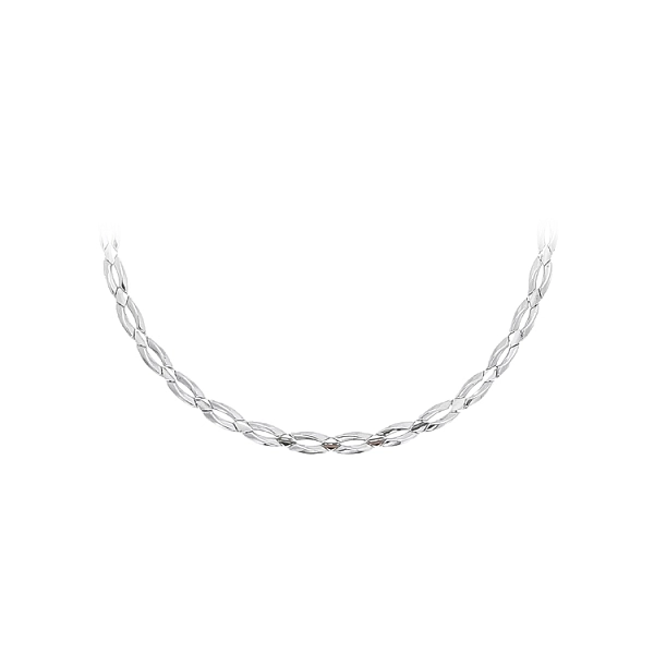 Damen Weißgold Halskette