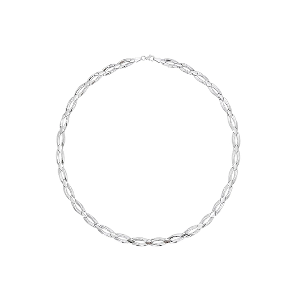 Damen Weißgold Halskette