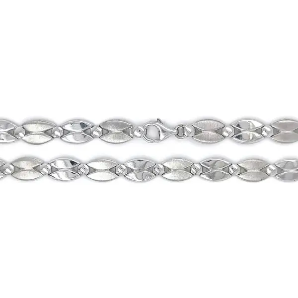 Damen Weißgold Halskette