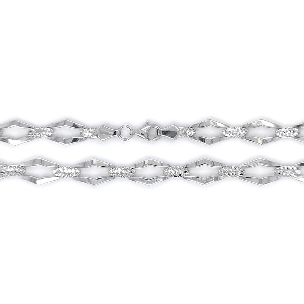 Damen Weißgold Halskette