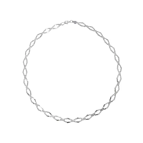 Damen Weißgold Halskette