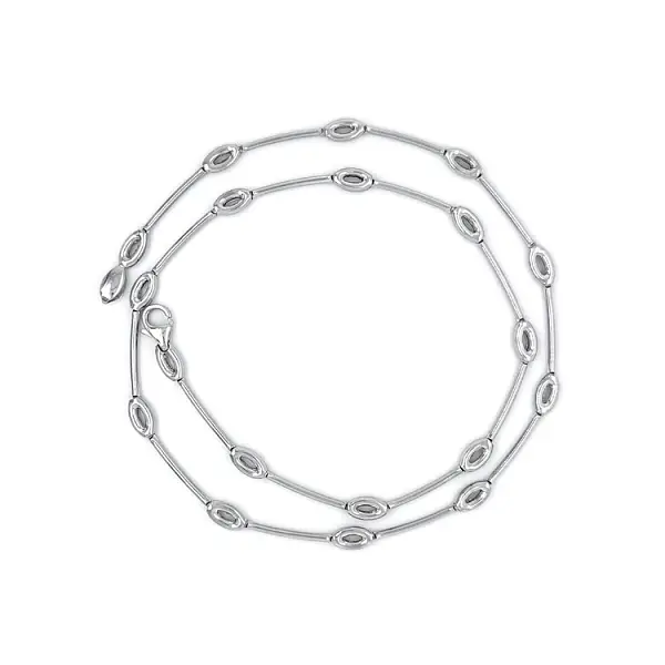 Damen Weißgold Halskette