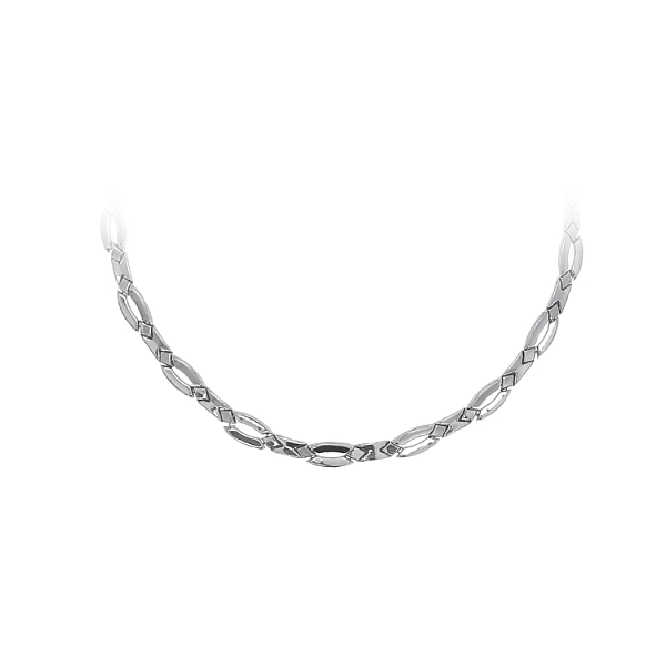 Damen Weißgold Halskette