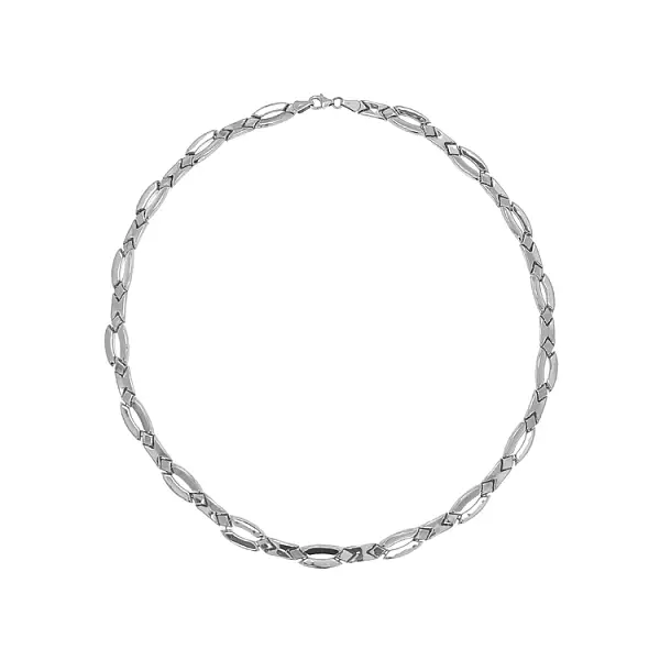 Damen Weißgold Halskette