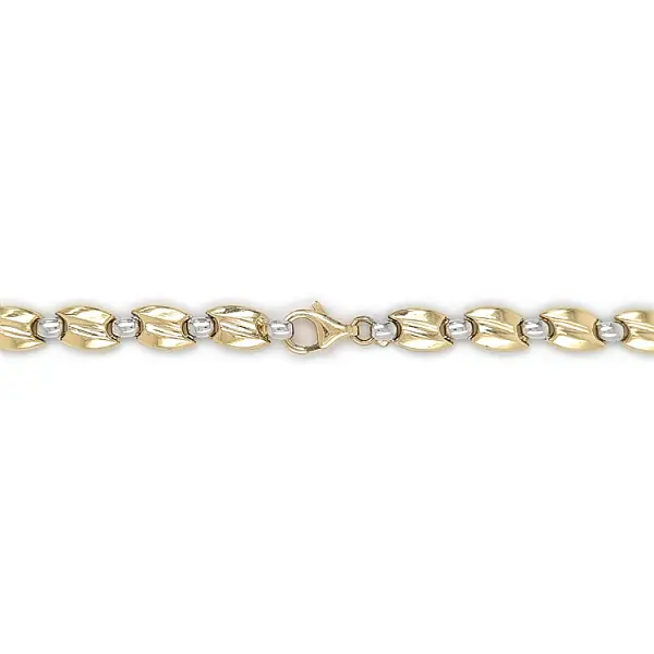 Damen-Halskette aus Kombinationsgold