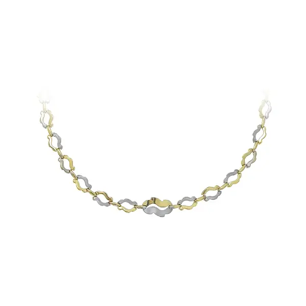 Damen-Halskette aus Kombinationsgold