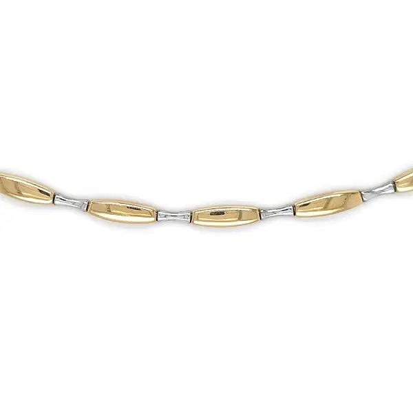 Damen-Halskette aus Kombinationsgold